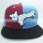 short bill snapback caps with 3d embroidery