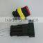 3 pin plastic male and female wire to wire waterproof automotive connector
