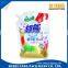 Printed plastic stand up pouch/ liquid laundry detergent pouch/liquid soap standup spout bag