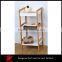 Bathroom Furniture used Tower 3 Shelves bamboo Frame White storage barthroom shelf
