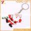 Hot Selling Santa Claus Soft PVC Key Chain, Christmas Keyring