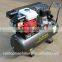100L 5.5hp gasoline engine Italy type belt driven air compressoe