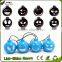 bomb shape smile promotion mini speaker with chain