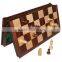 Handmade Folding Board Wooden Chess Set Storage Box