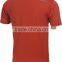 92% Polyester 8% Spandex (Lycra) Short Sleeves Dark Red Color Compression Shirt / Rash Guard With Printing