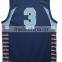 Cheap reversible dark blue basketball jersey uniforms