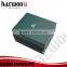 green color leather watch box,single leather watch packaging box,new design watch box with silk printing logo