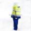 hi vis winter waterproof firefighter coat flame resistant and antistatic EN 20471 EN 11612 EN 1149