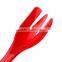 Beautiful Design 1PCS Red Pet Feeding Fork Tin Food Mixing Spoon For Dog Puppy for Cat Kitty 7.5Inch Durable
