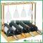 New Product Bamboo Wine Rack with Glass Holder