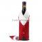 2015 Xmas decoration christmas bottle cloth red wine cloth bottle cover