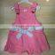 boutique clothing sets high quality soft baby dress lovely pink dresses