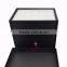 Black stackable wooden jewelry tray for ring pendant necklace bangle