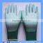 White PU Coated PE Knitted Anti Cut Safety Gloves for Assembly Line