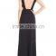 Deep V Neckline 2 in 1 Backless Maxi Dress for Ladies