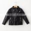 Hot Selling Little Boys Cool Fashion PU Leather Jacket