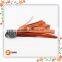 Fashionable Female Decorative Orange Cowleather Tassel for Necklace in 2015
