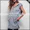 fashion blank sleeveless hoodies for ladies and custom tank top with hood                        
                                                Quality Choice