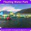 2016 inflatable floating water park, floating island, inflatable water island