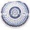 100% cotton 1500mm round beach towel with tassel
