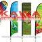 Advertising custom easy instant teardrop flag