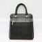 New first layer leather slung bag men's black Litchi pattern multipurpose Briefcase