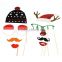 62-Piece Photo Booth Props and Photo Accessories for Atmospheric and Funny Images at Christmas Time and New Years Eve Party