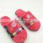High Quality plaid patch bear wholesale kids indoor eva slipper