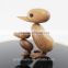 Wood home furniture living room fancy style cute little bird/High quality solid wood cute bird decoration