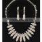 Factory Trade Assurance fashion stone necklace and earring set