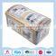 Big tin boxes with hinged cover for collection postcards