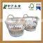 Antique willow basket made in china