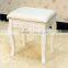 Modern home furniture sigle seated wood footstool