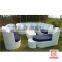Manufacturer wholesale Iron n Aluminum frame Garden Sectional Sofa/Lounge Furniture/ Cheap Outdoor Wicker Rattan Furniture set