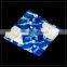 camo blue disposable breathing face mask with earloop
