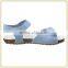 Fancy cork sole sandals for girl cute plat safety shoes