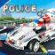 Police car DIY educational building blocks rc car for kids