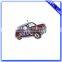 Good quality car shaped zinc alloy enamel black badge