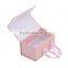 Custom logo cardboard folding box with handle