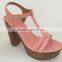 cx341 ladies wood heel sandals