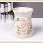 wholesale ceramic colorful rose oil warmer small MOQ