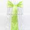 factory selling party banquet chairs satin bows colorful chair decoration satin sashes