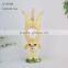 resin dog shape alarm decorative wall clock