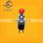 power switch,2 pins push button switch PBS series switch M7 cut hole red button switch