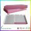 Customized Hard Paper Flat Foldable Gift Box, Magnet System 4 Corner Folding
