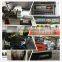 CNC lathe with automatic feeding device hydraulic oil power