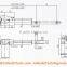12V 5mm/s 100mm Stroke 3000N Load Linear Actuator LA21A Type