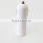 white/black 12v-24v input 2 usb car charger 5v 1a/2.1a with led light for tablet/iphone