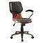New Black Leather Wooden Executive Chairs/Arms Chairs/Wooden Arms Chairs