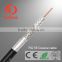RG59 2c coaxial cable rg 59 + 2 core power for video camera CCTV CATV system CE RoHS ISO9001 approved